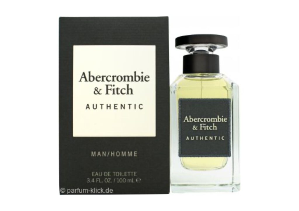 Allrounder Herrenparfüm für jeden Anlass Abercrombie & Fitch Authentic Eau de Toilette mit Flacon und Verpackung