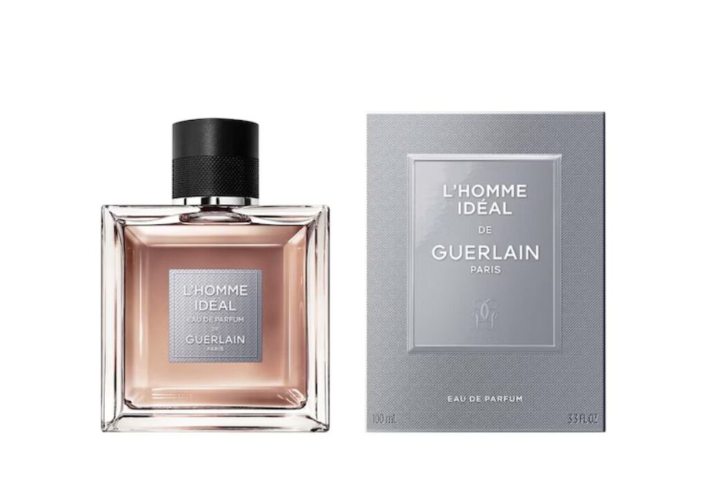 Herrenparfüm für Winter Guerlain L'Homme Idéal Eau de Parfum mit Flacon und Verpackung