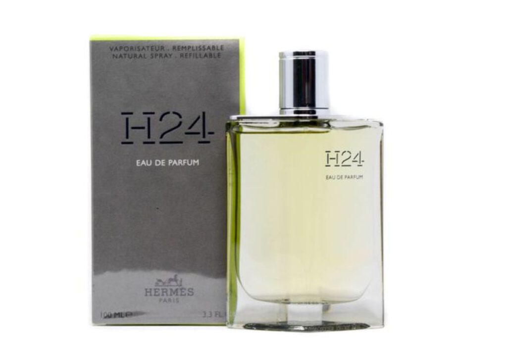 Allrounder Herrenparfüm für jeden Anlass und für das Büro Hermès H24 Eau de Parfum mit Flacon und Verpackung