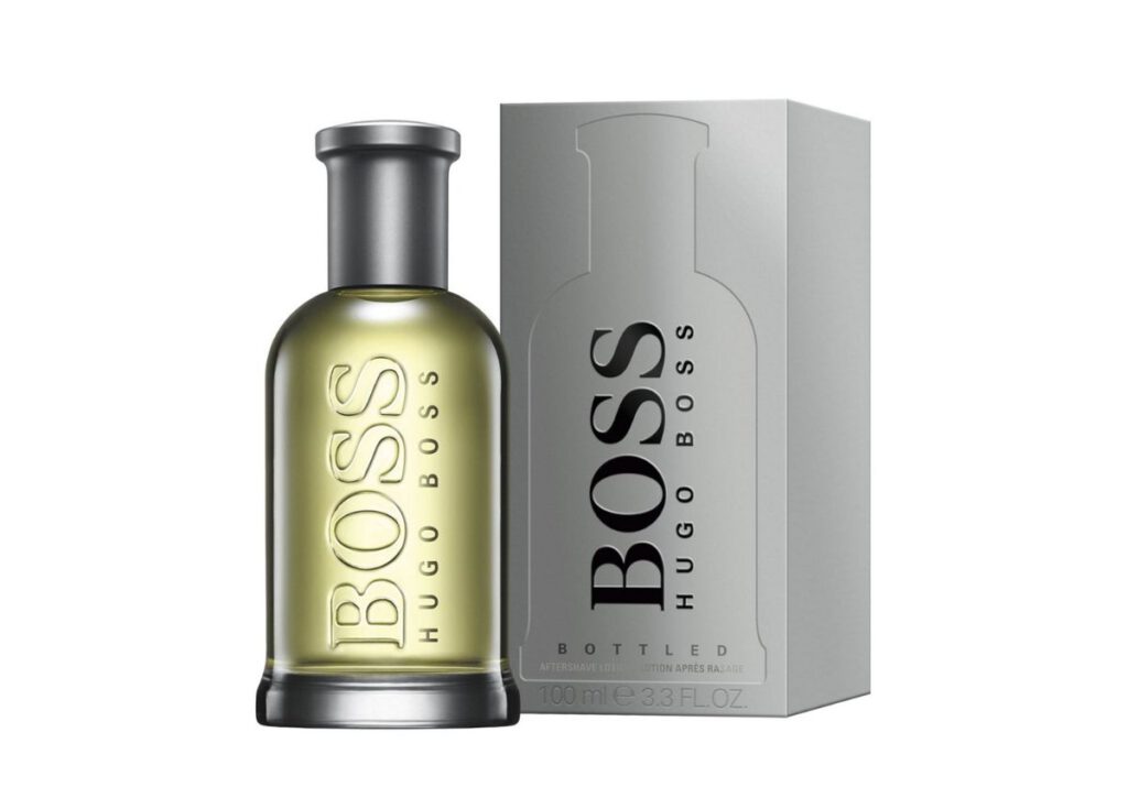 Herrenparfüm für Herbst Hugo Boss Bottled Eau de Toilette mit Flacon und Verpackung