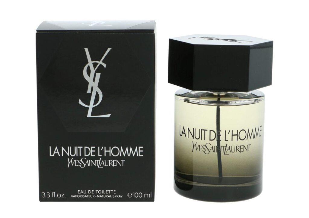 Herrenparfüm für Club Yves Saint Laurent La Nuit de L'Homme Eau de Toilette mit Flacon und Verpackung