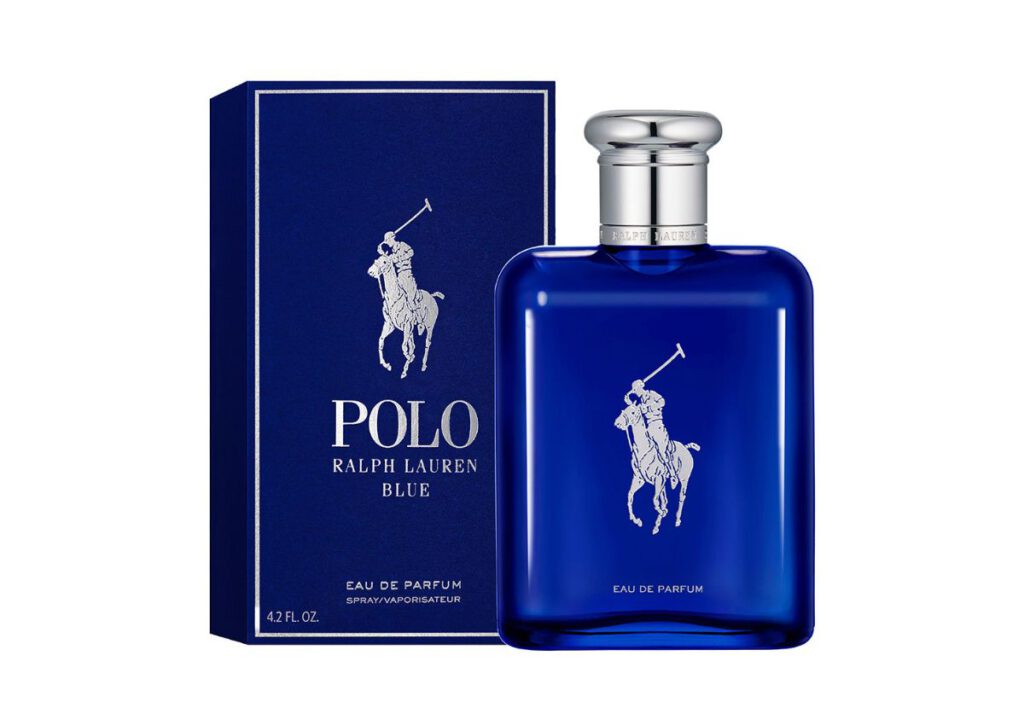 Herrenparfüm für Sport Ralph Lauren Polo Blue Eau de Toilette mit Flacon und Verpackung