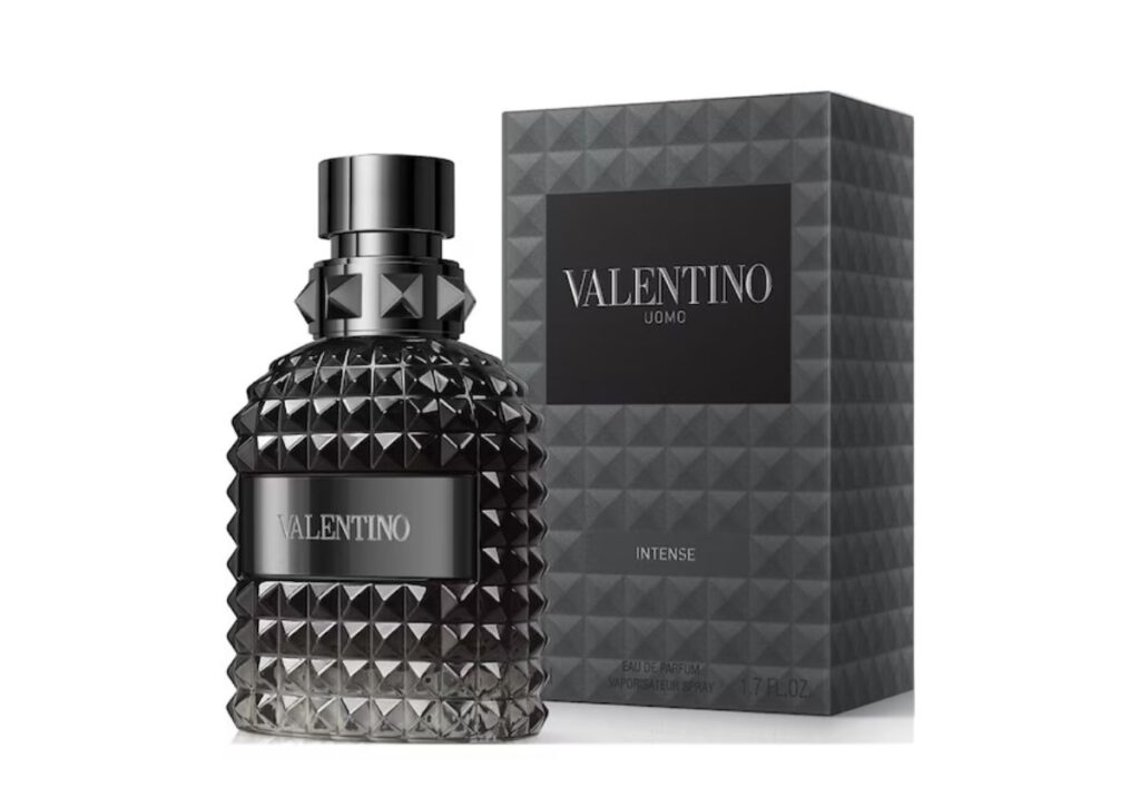 Herrenparfüm für Herbst Valentino Uomo Intense Eau de Parfum mit Flacon und Verpackung