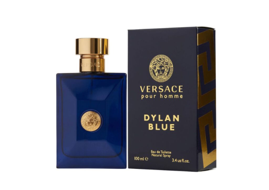 Herrenparfüm für Büro Versace Dylan Blue Eau de Toilette mit Flacon und Verpackung