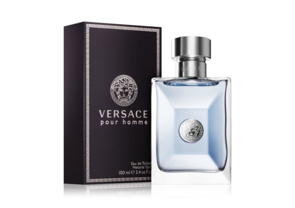 Herrenparfüm für Date Versace Pour Homme Eau de Toilette mit Flacon und Verpackung