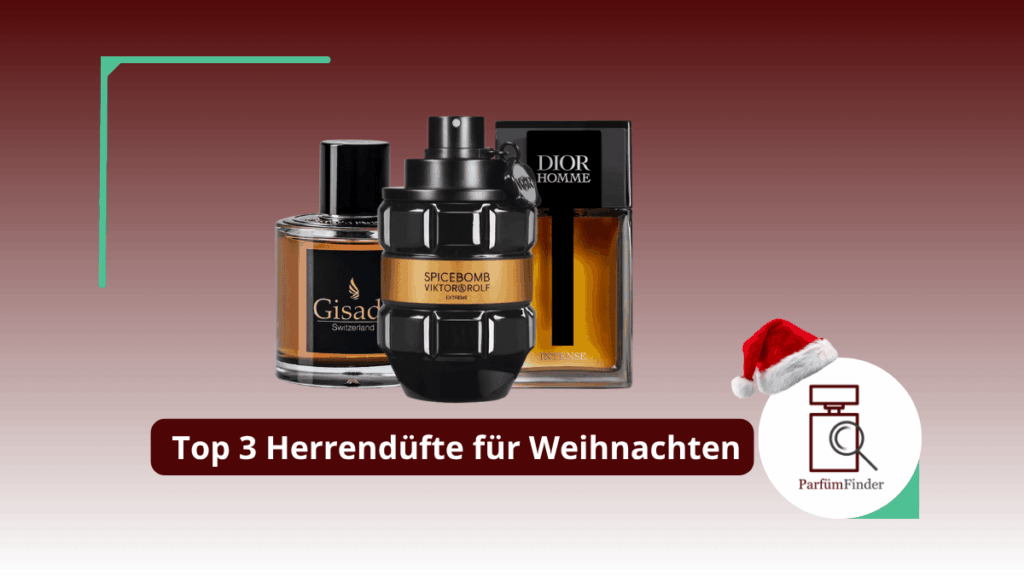 Blog Artikel Header Beste Weihnachts Herrendüfte: die Top 3 Herrendüfte für Weihnachten