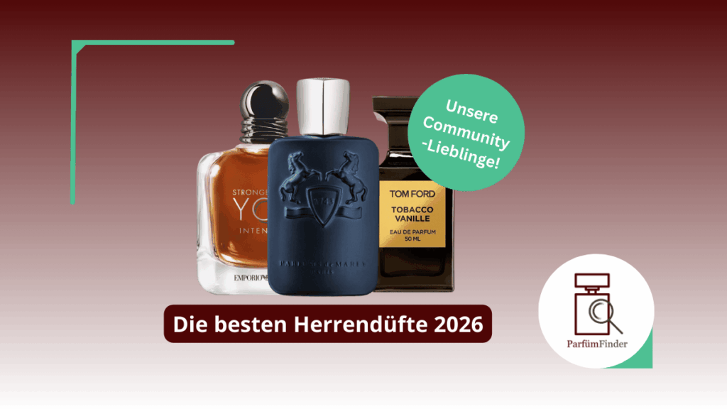 Blog Artikel Header zu den besten Herrendüften in 2026