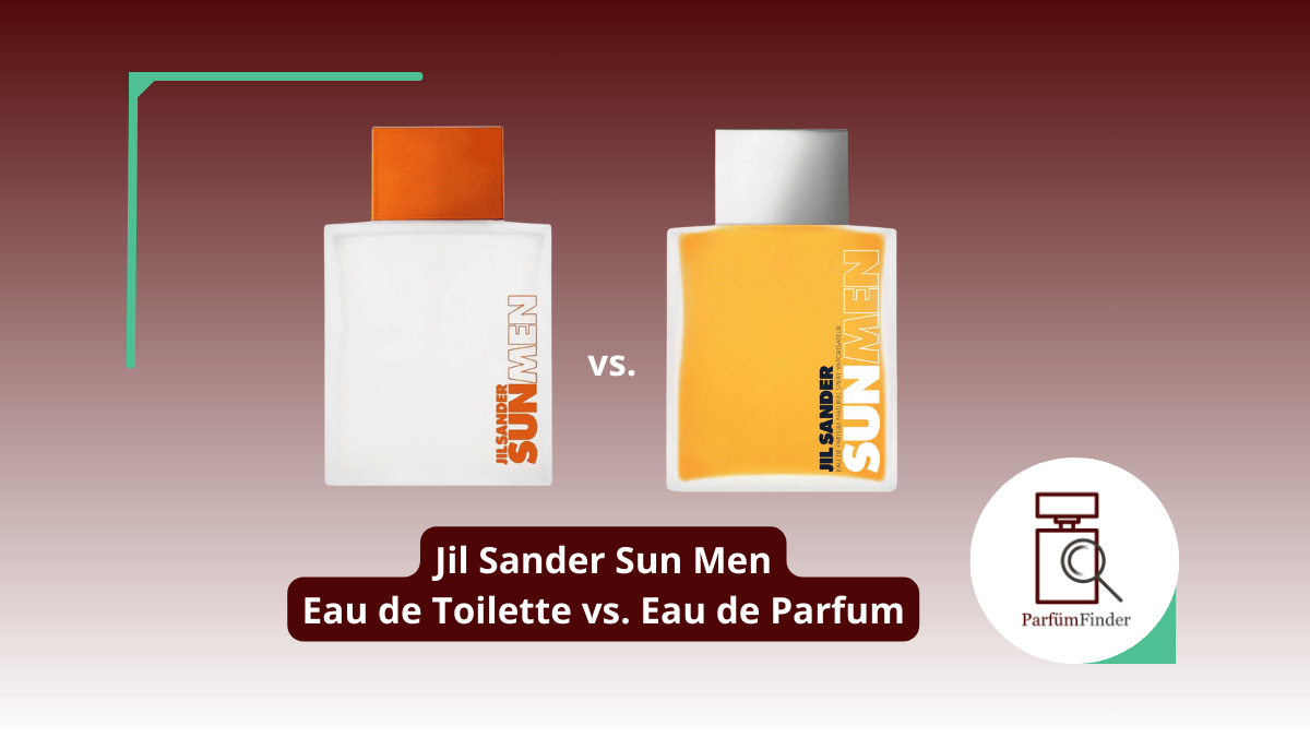 Du betrachtest gerade Jil Sander Sun Men Parfum: Eau de Toilette vs. Eau de Parfum – das sind die Unterschiede | Parfüm Finder